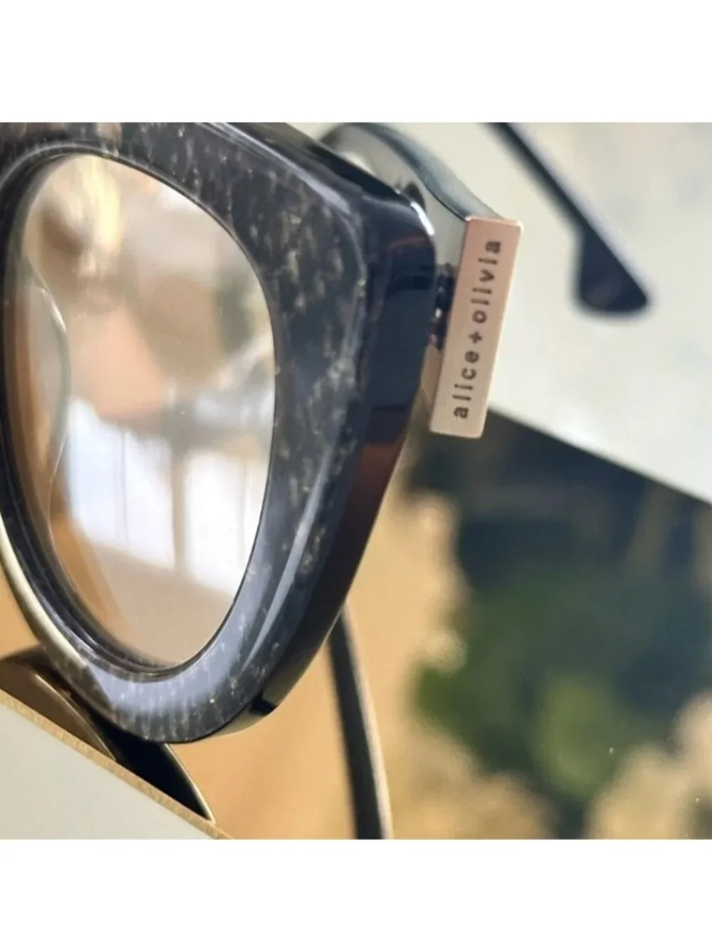 RARE Alice + Olivia Retro Oversized Cat-Eye Sunglasses